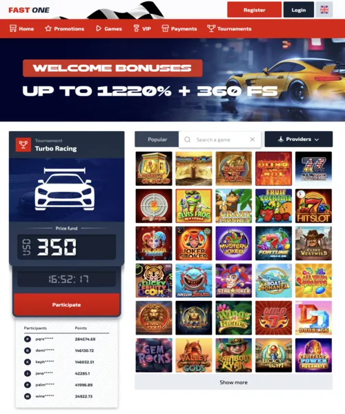 Gaming F1 Casino